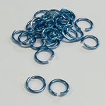 Anneau 20G / 5 mm - Bleu Glacier (10 pces)