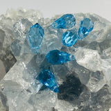 Goutte 11 - Aquamarine (3 pces)