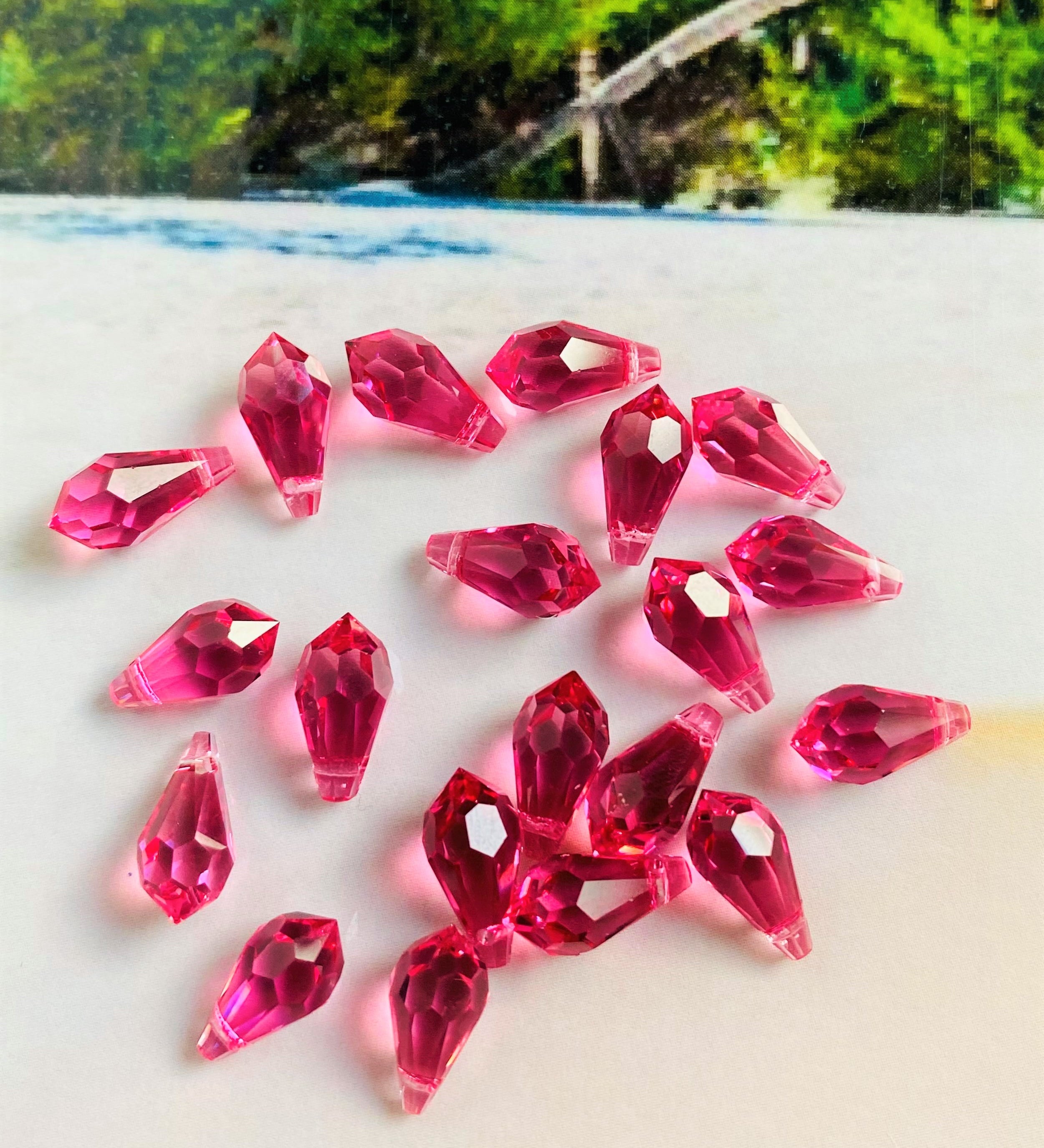 Goutte 11 - Rose (3 pces)