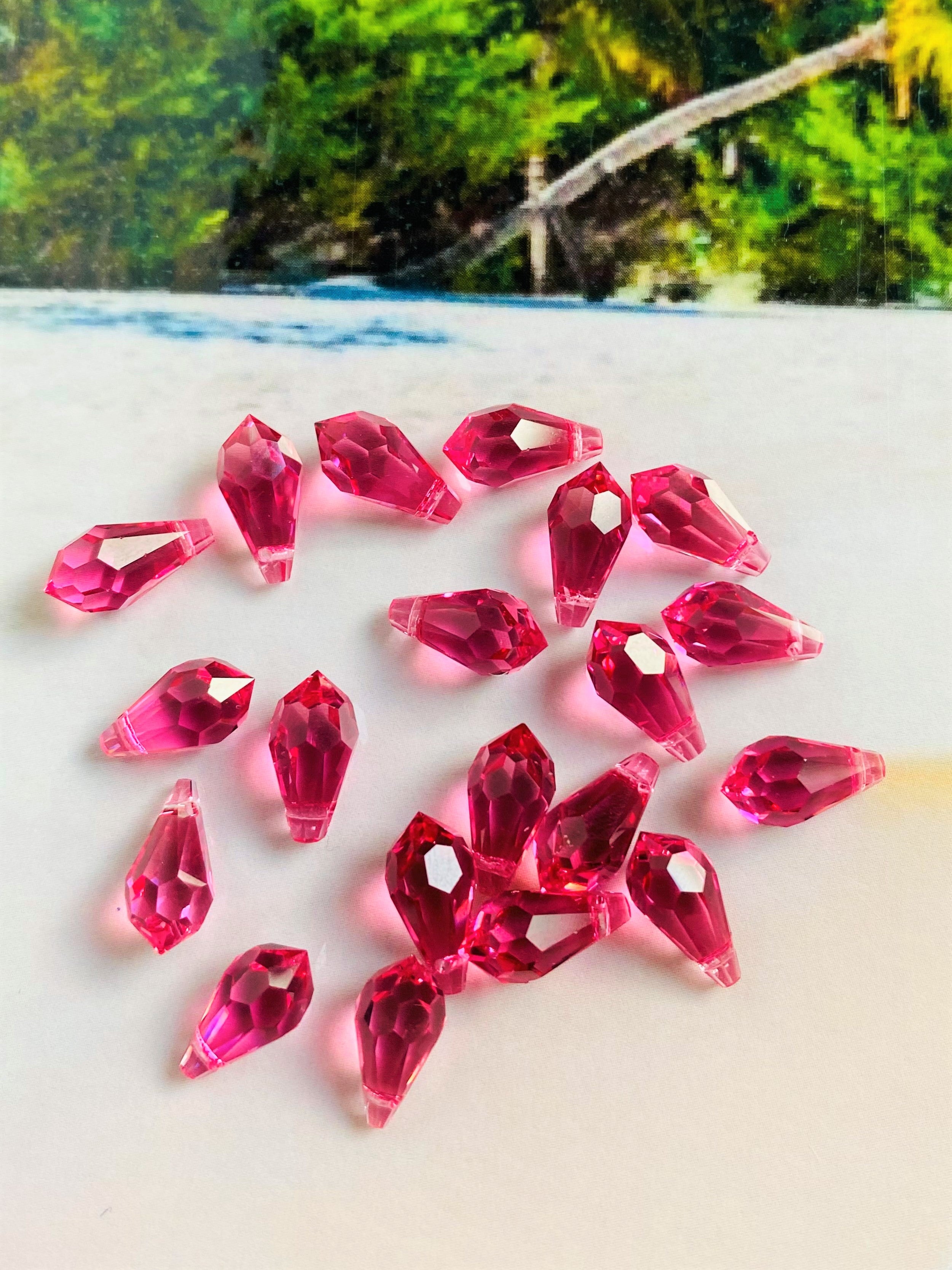 Goutte 11 - Rose (3 pces)