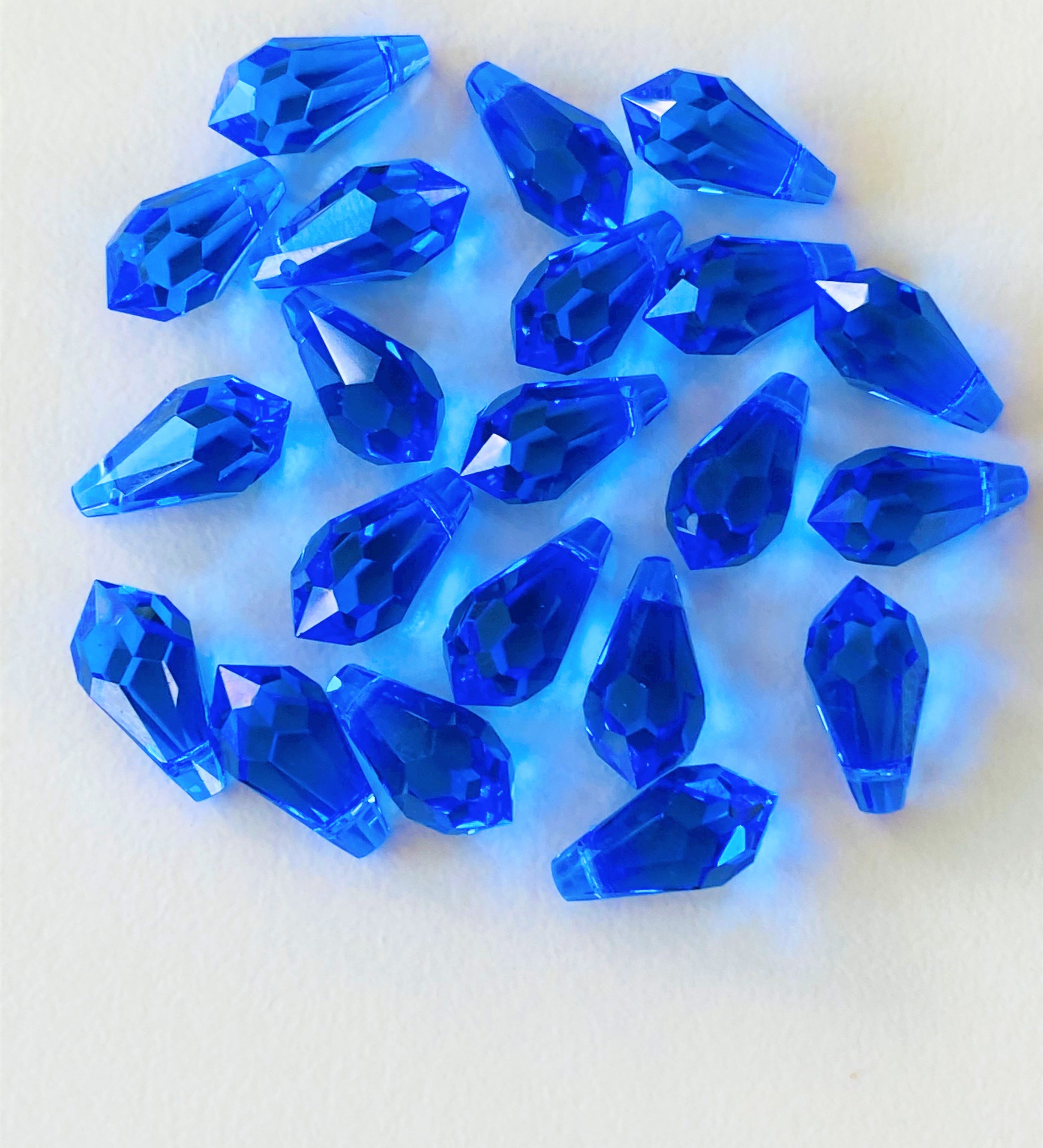 Goutte 13 - Saphire (2 pces)