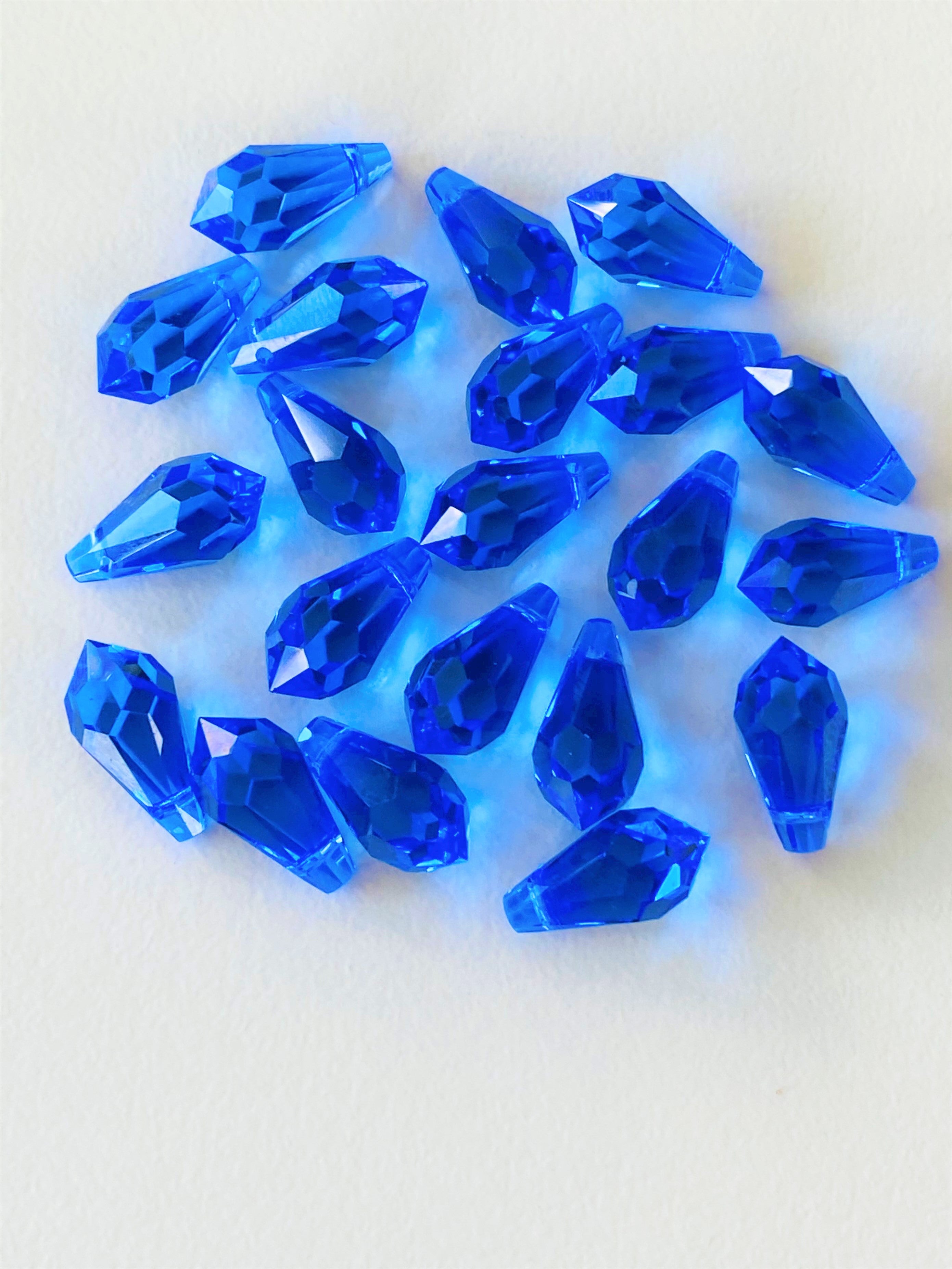 Goutte 13 - Saphire (2 pces)