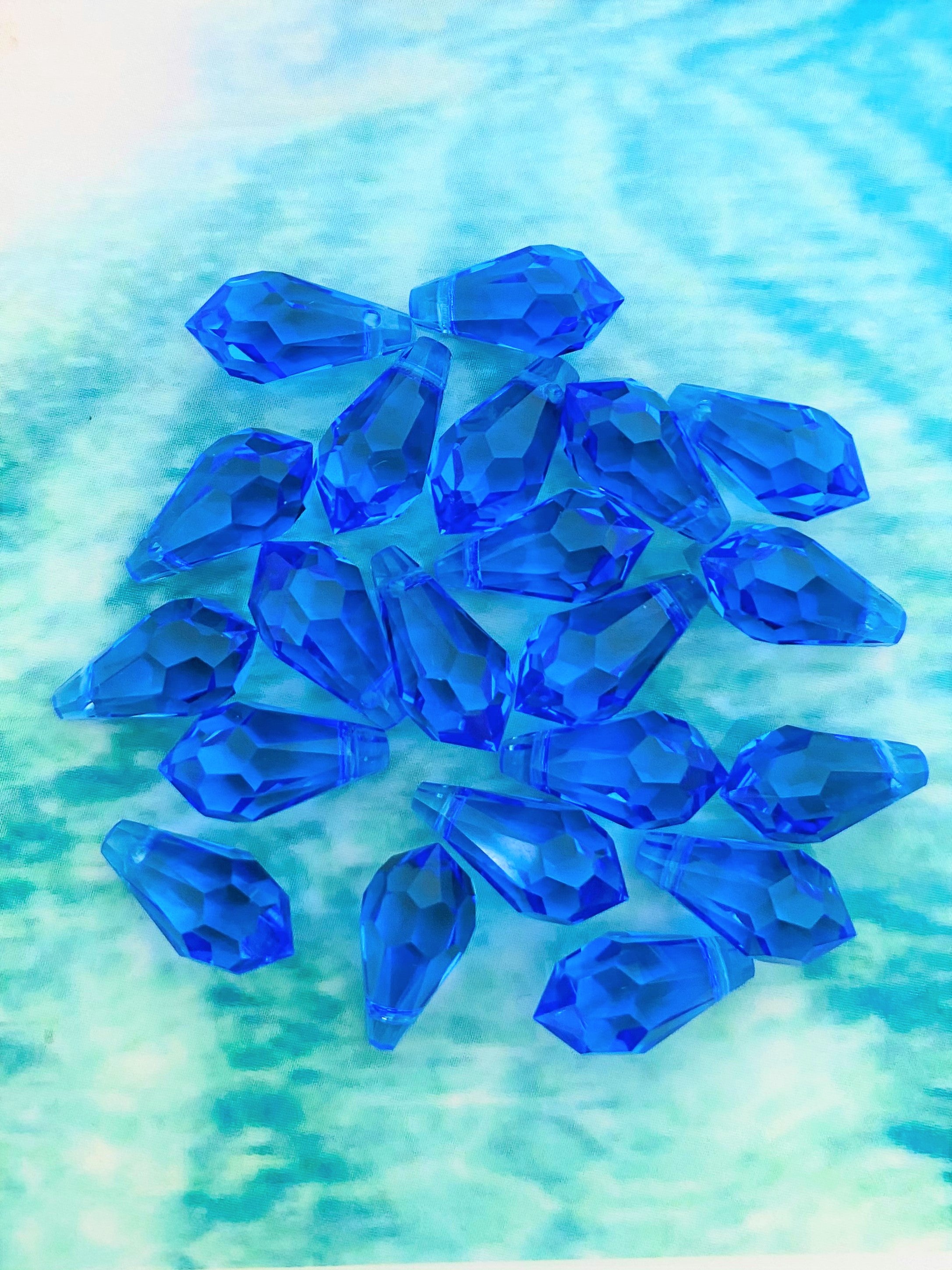 Goutte 13 - Saphire (2 pces)