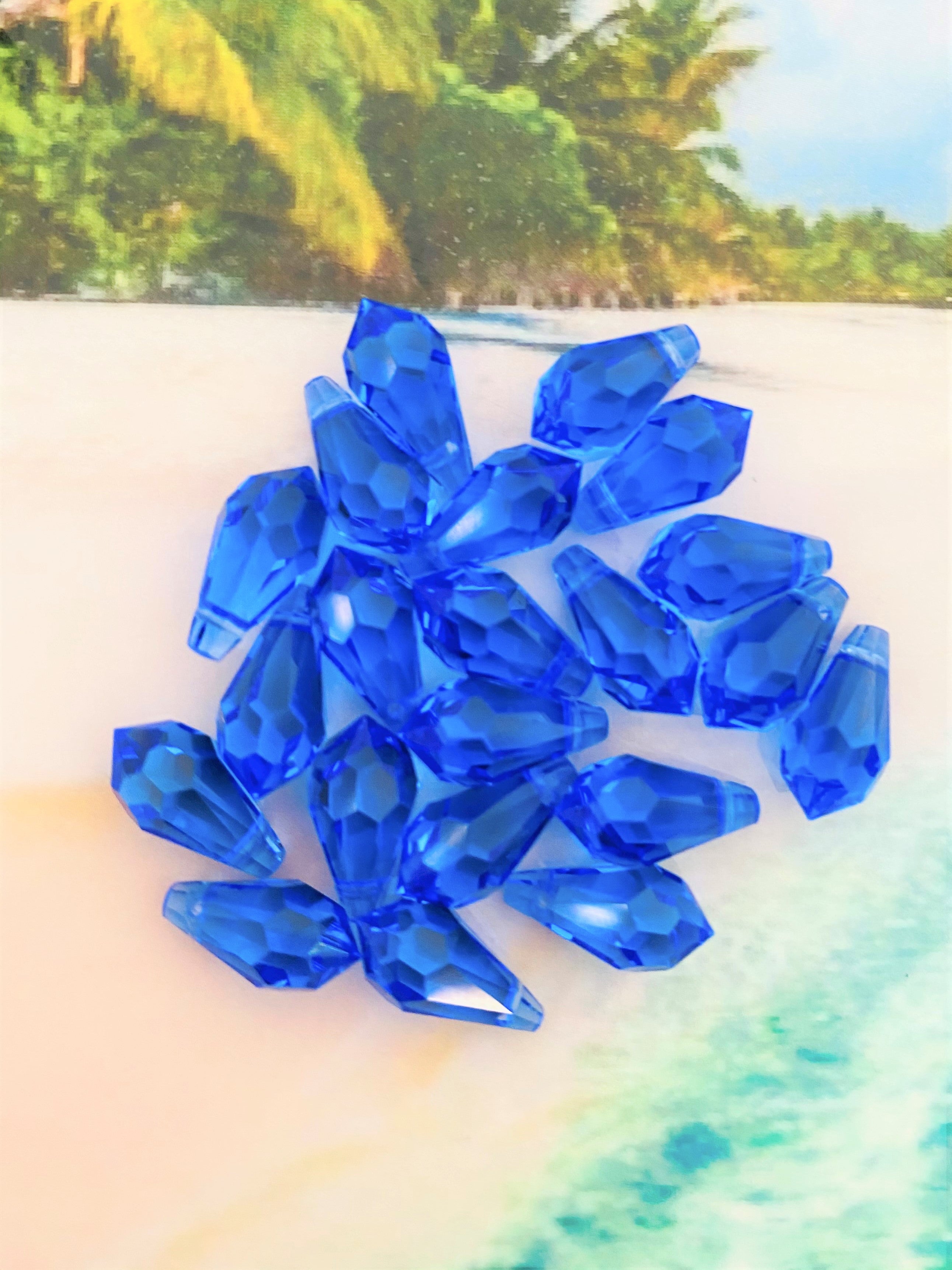 Goutte 13 - Saphire (2 pces)