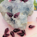 Goutte 13 - Amethyst  (2 pces)