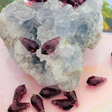 Goutte 13 - Amethyst  (2 pces)