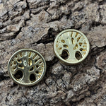 Perle - Arbre de vie style tibétain Or mat (1 pce)