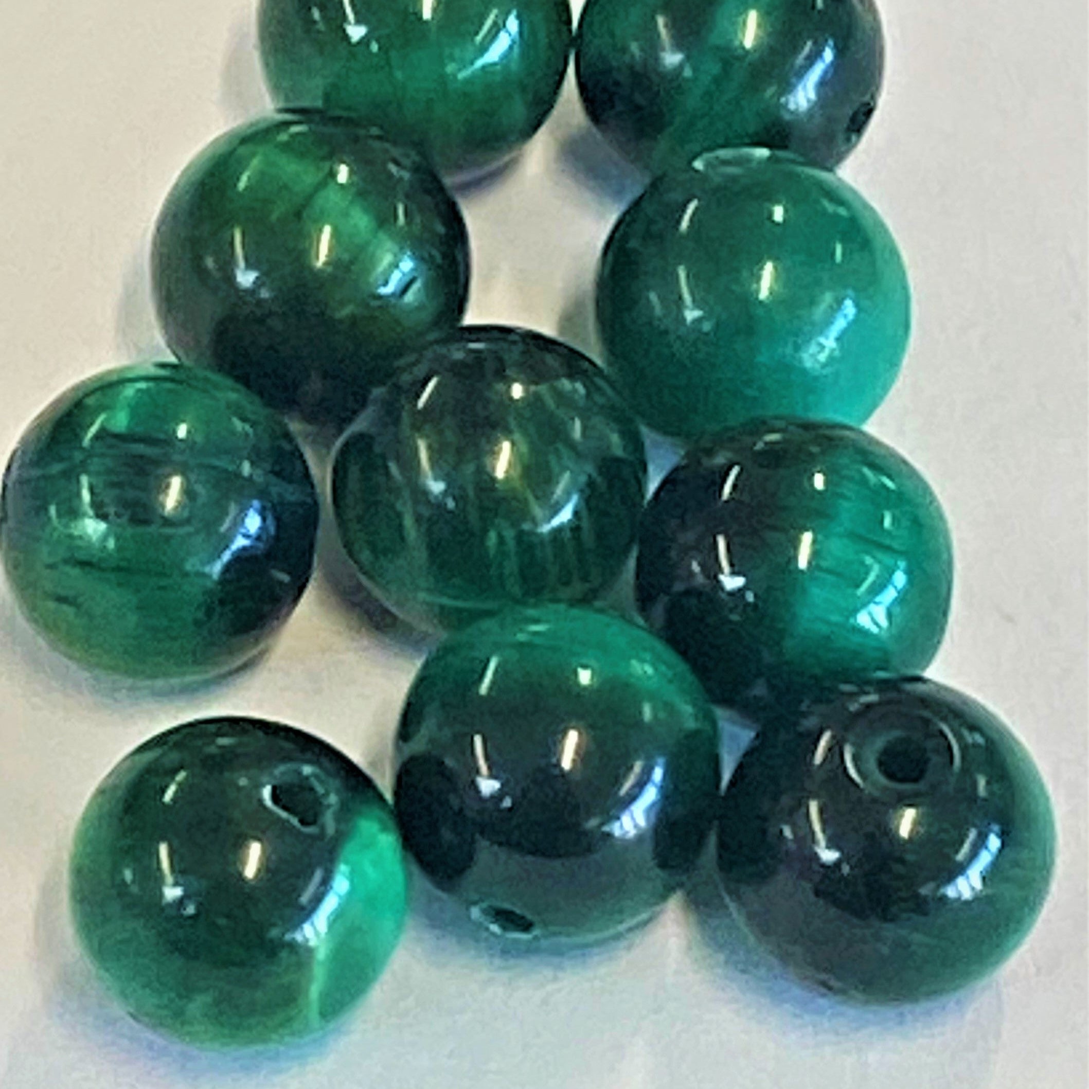 Ronde 8 - Oeil du tigre Vert   (10pces)
