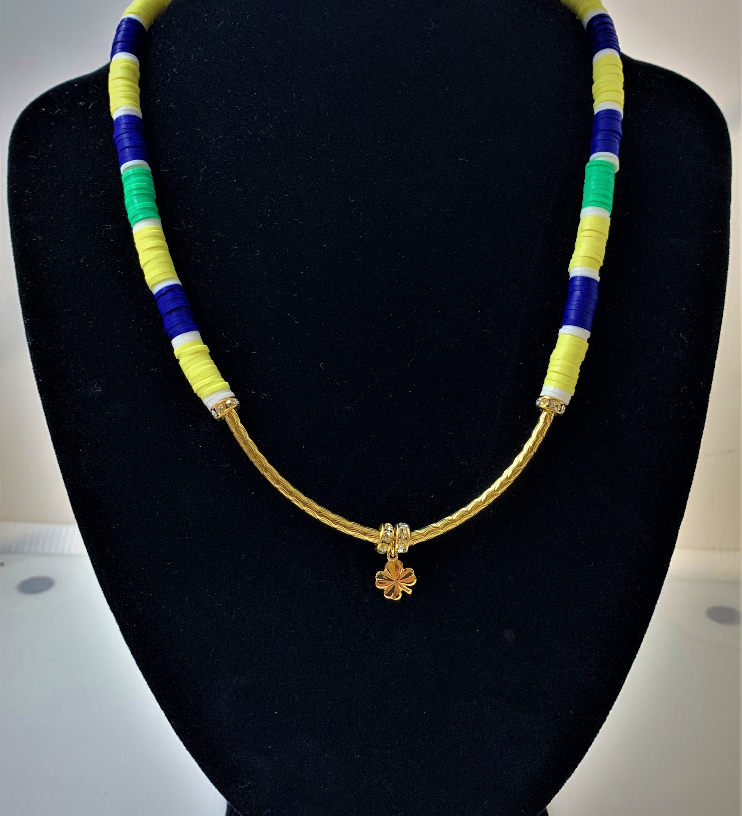 Perles Heishi - Springgreen (5 g ~100 Pces)