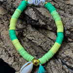 Perles Heishi -  Lightgreen (5 g ~100 Pces)