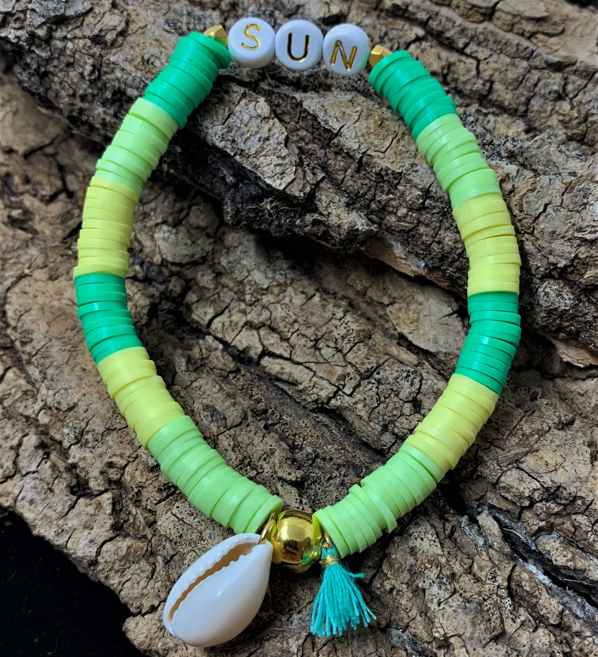 Perles Heishi -  Lightgreen (5 g ~100 Pces)