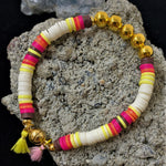 Perles Heishi - Marron (5 g ~100 pces)