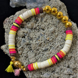 Perles Heishi - Marron (5 g ~100 pces)