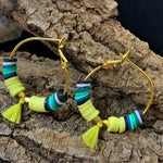 Perles Heishi - Champagne Jaune (5 g ~100 pces)