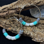 Perles Heishi -  Gris (5 g ~100 Pces)