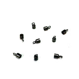 Embouts de cordon, gunmetal (2 pces) 