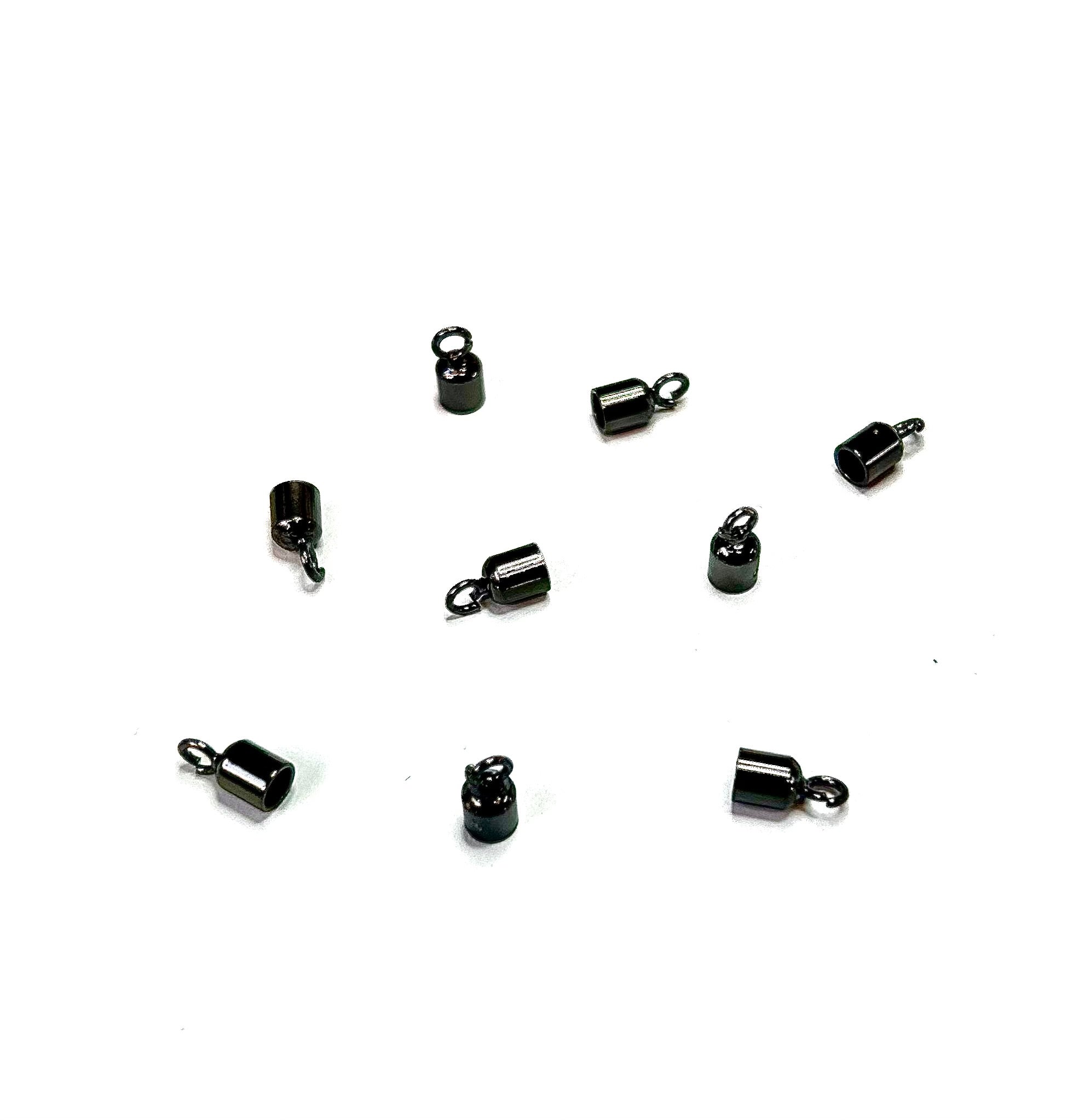 Embouts de cordon, gunmetal (2 pces) 