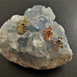 Charms - Ange doré avec zircons (1pce)