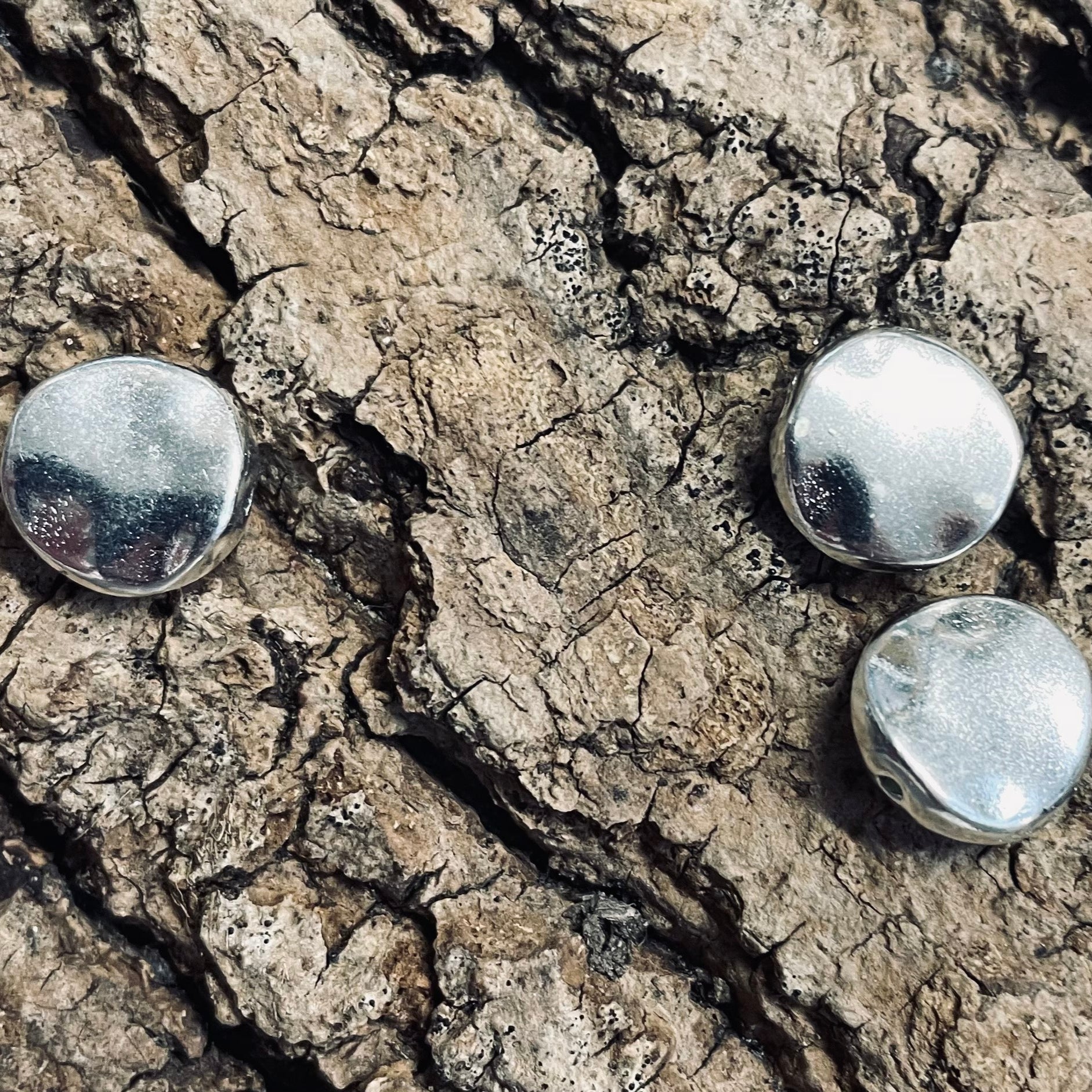 Perles en alliage de style tibétain (5 pces)