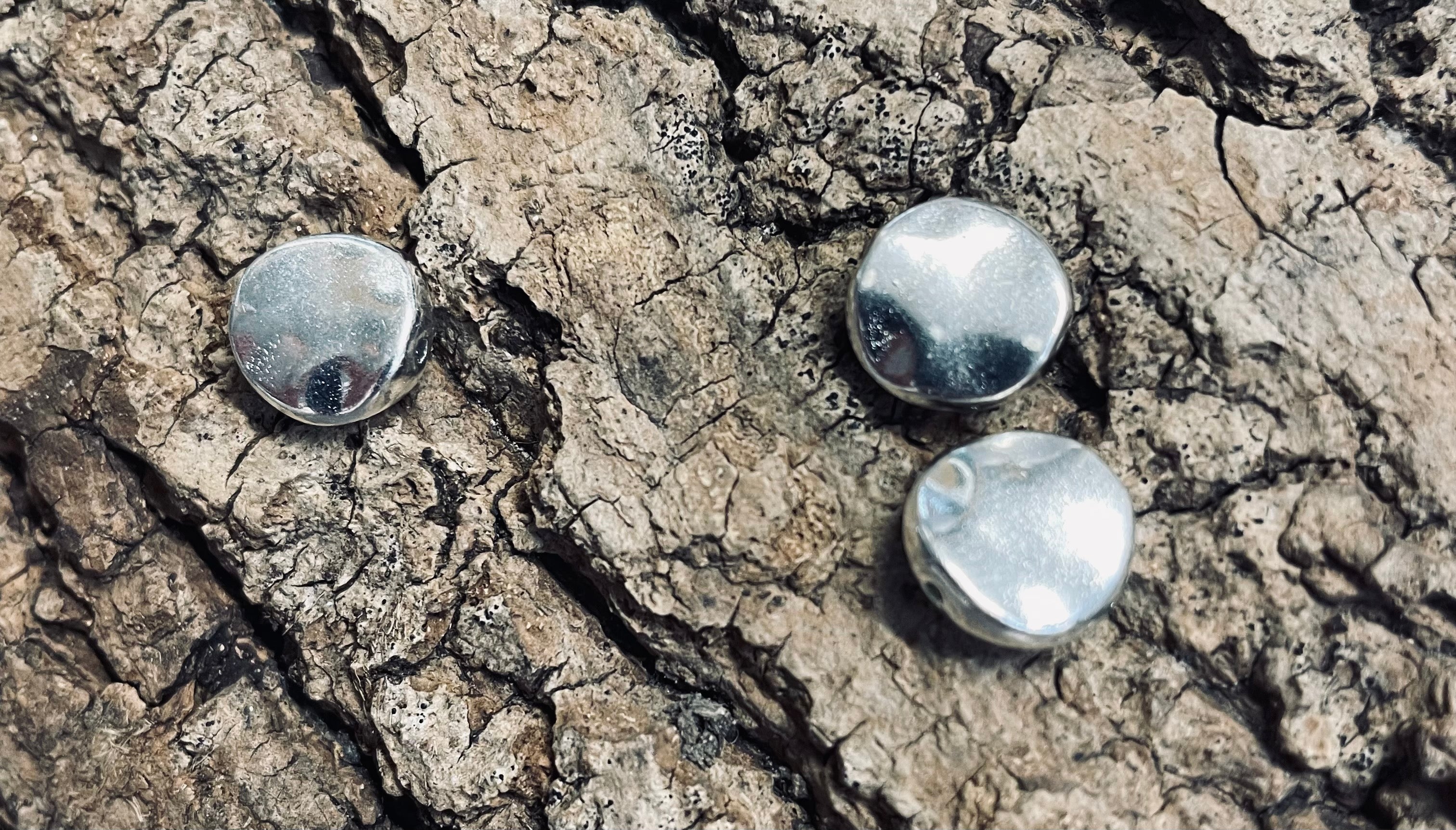 Perles en alliage de style tibétain (5 pces)