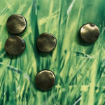 Perles en alliage de style tibétain, bronze antique (5 pces)