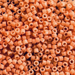 Delica 11 - Perle de verre intérieur en soie teintée -Thé rose   (4 g)