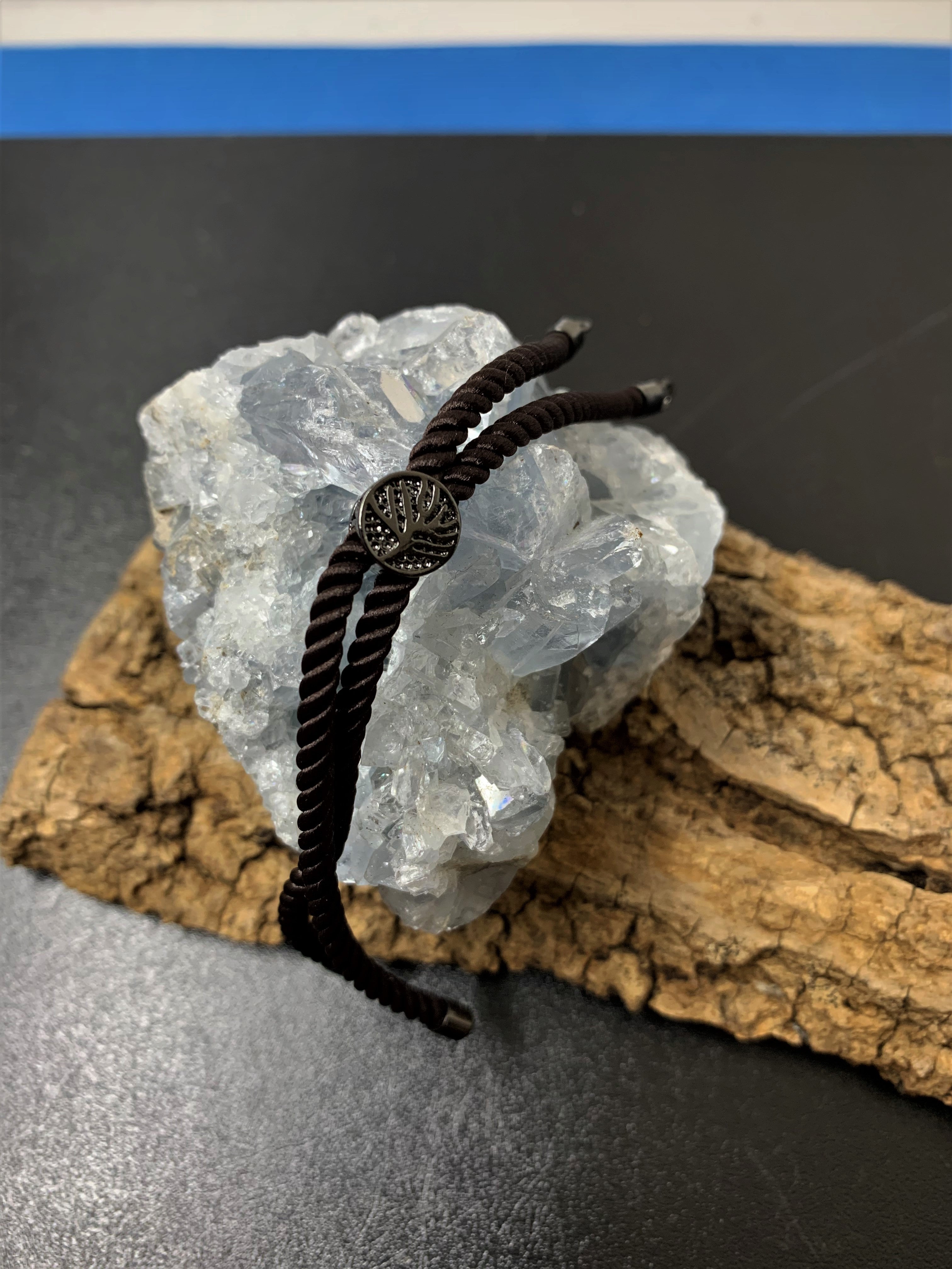 Bracelet en nylon - Brun foncé (1 pce)