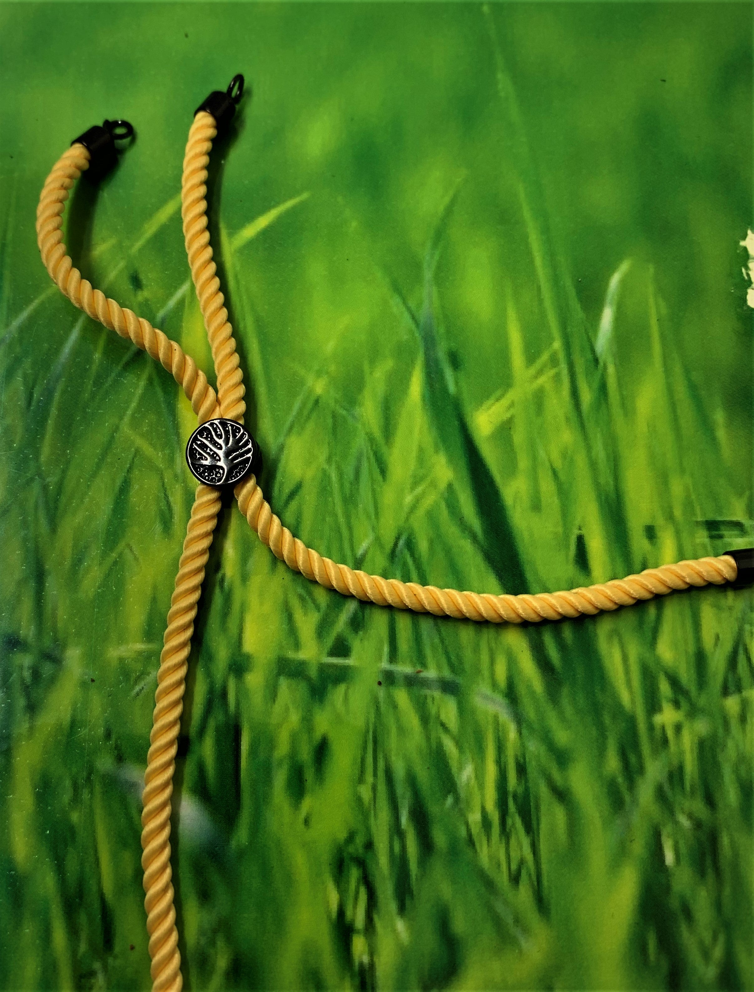 Bracelet en nylon - Jaune (1 pce)