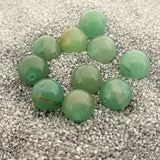 Ronde 10 -  Aventurine naturelle Verte (5 pces)
