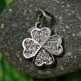 Charms - Trèfle zircons (1 pce)