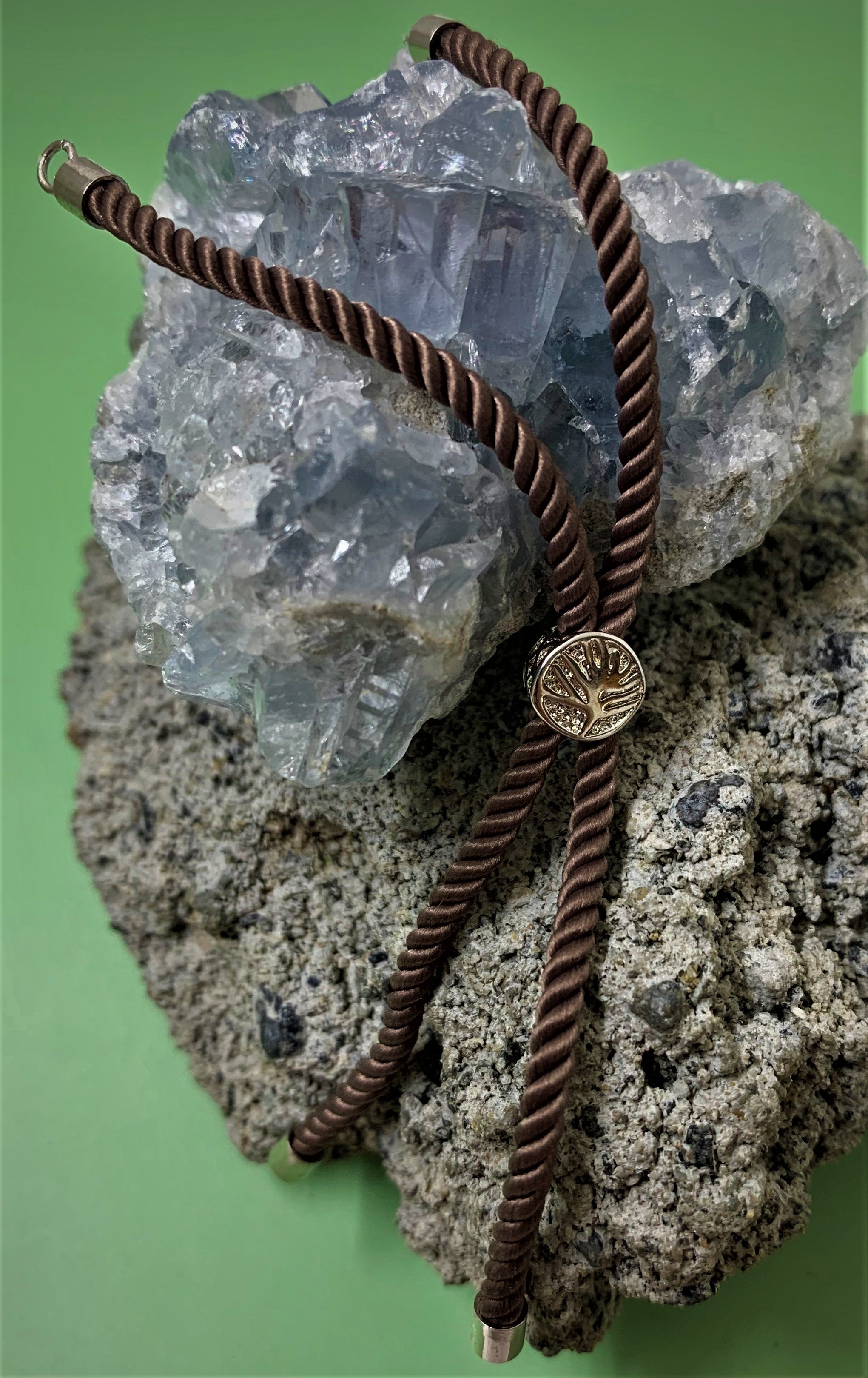 Grand Bracelet en nylon - Brun Clair (1 pce)