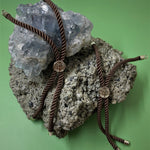 Grand Bracelet en nylon - Brun Clair (1 pce)