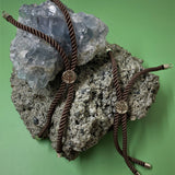 Grand Bracelet en nylon - Brun Clair (1 pce)