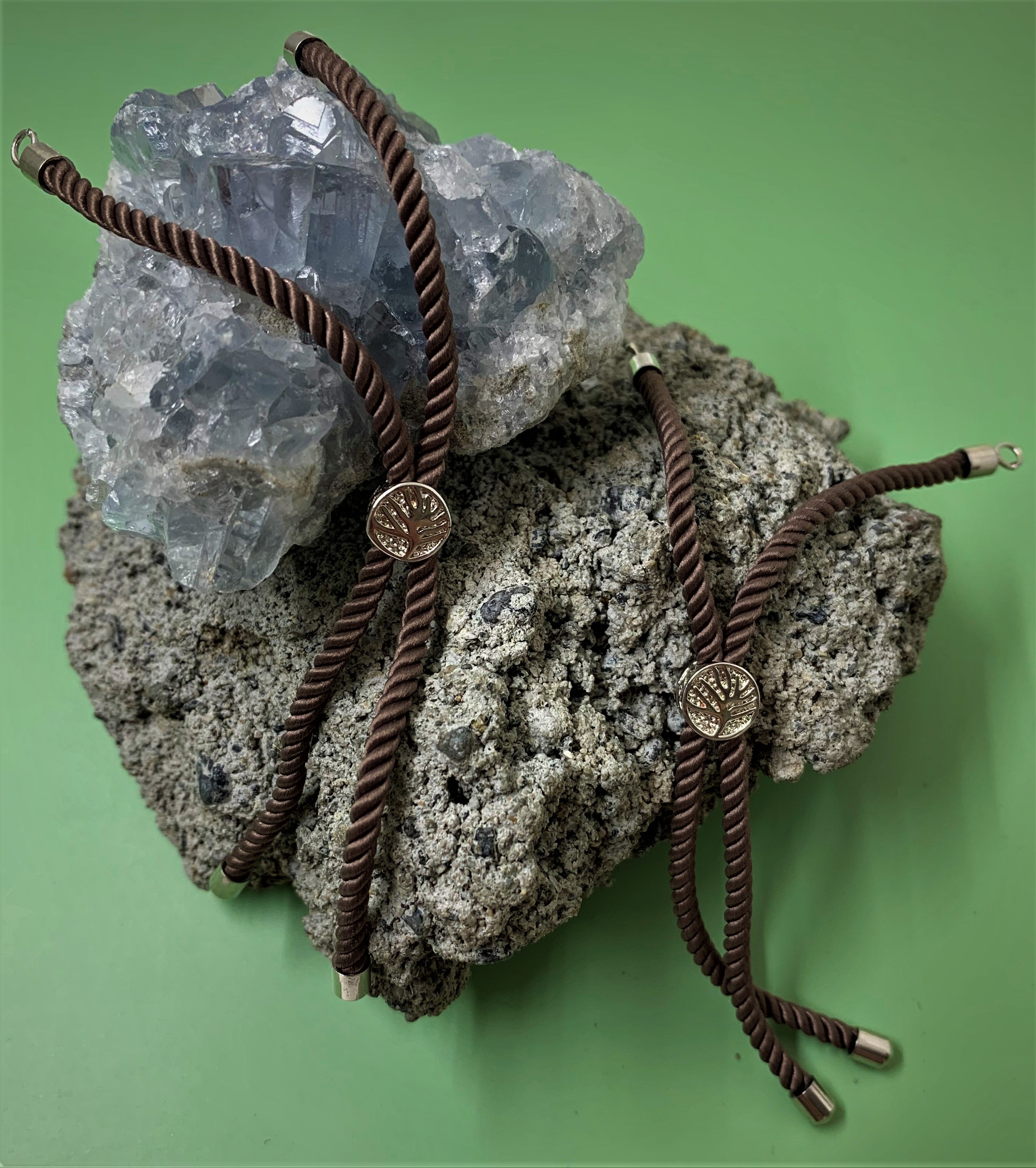 Grand Bracelet en nylon - Brun Clair (1 pce)