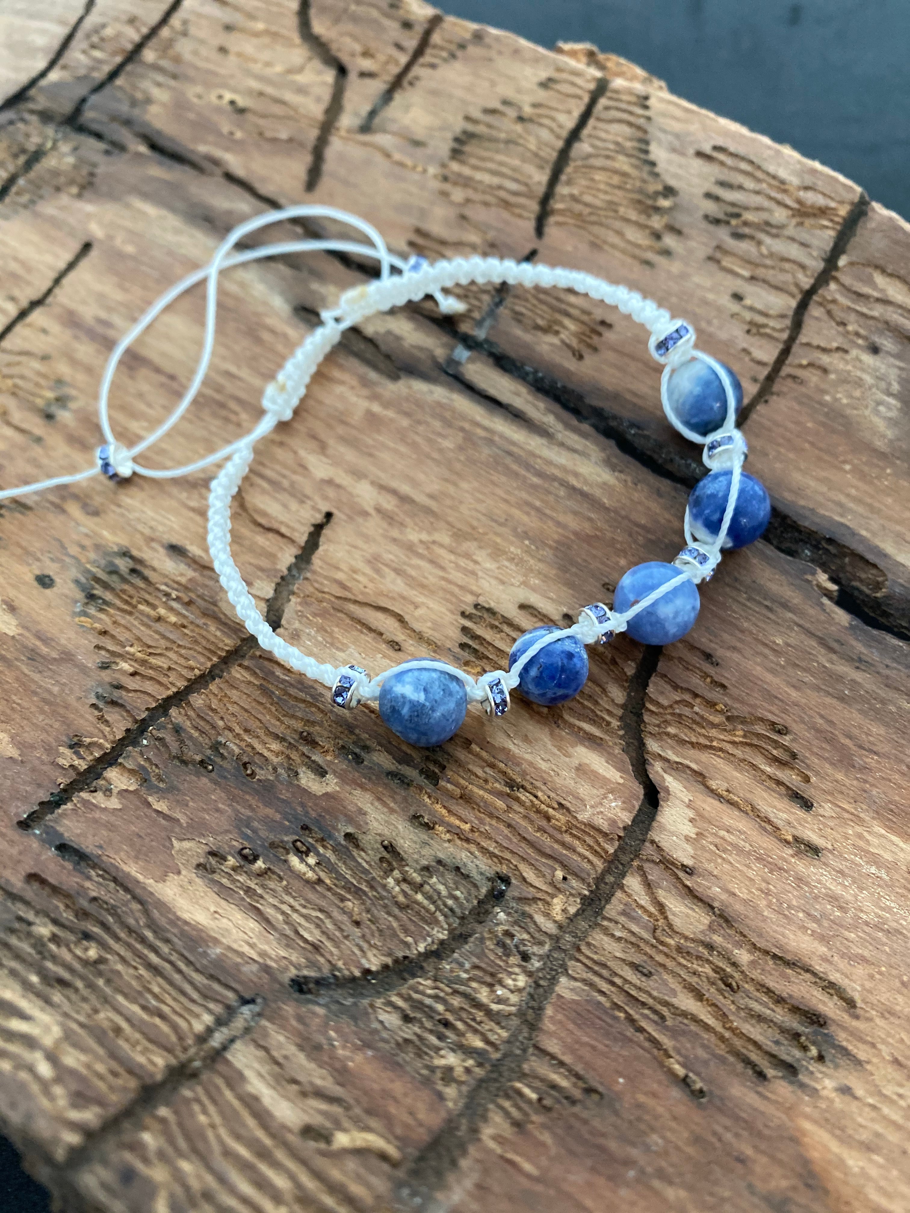 Séparateur rondelle 4 - Tanzanite (5 pces)