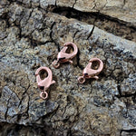 Fermoir - Mousqueton or rose (à la pièce)