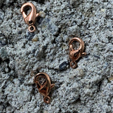 Fermoir - Mousqueton or rose (à la pièce)