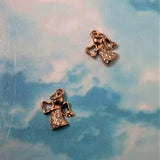 Charms - Ange Or Rose avec zircons (1 pce)