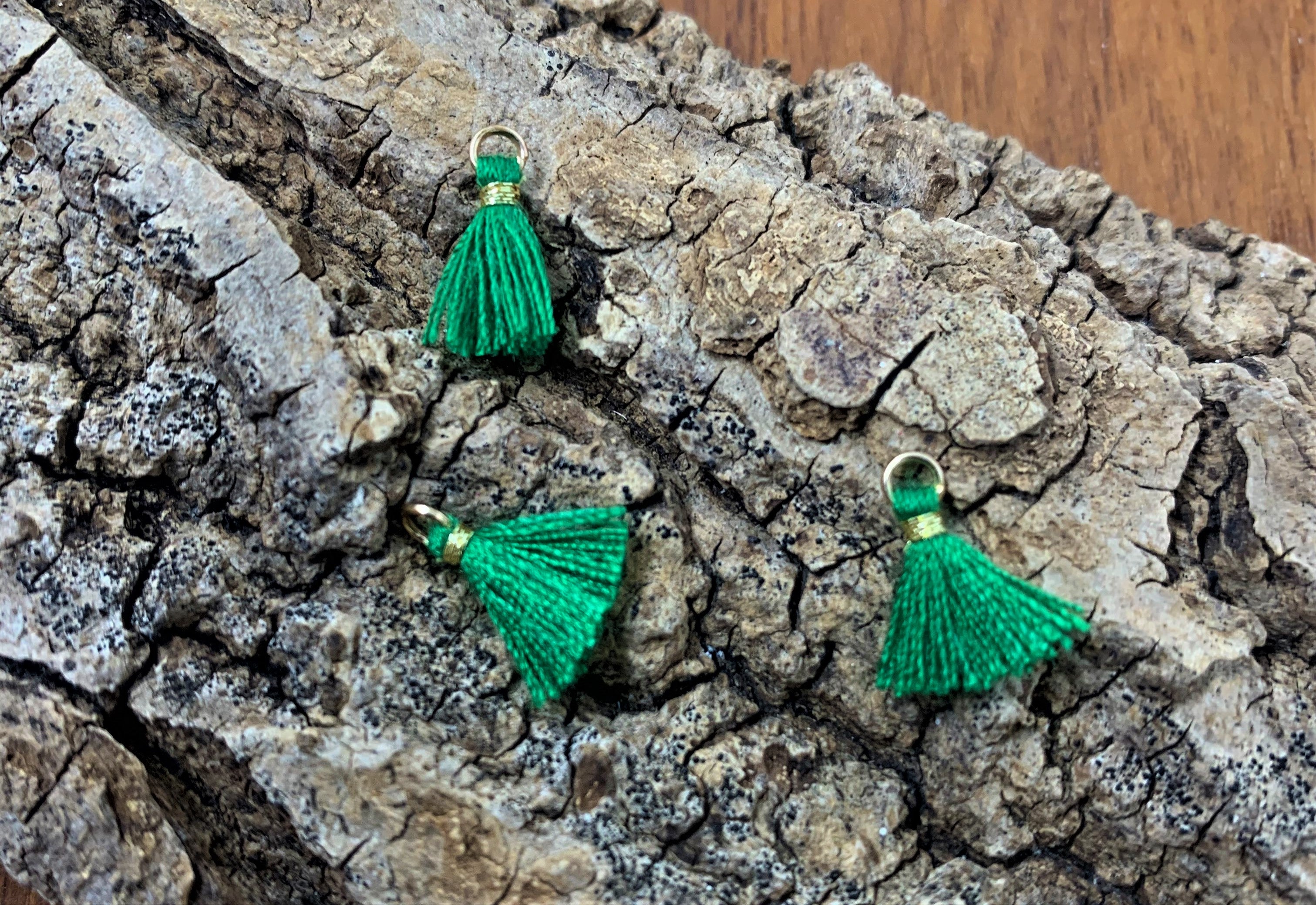 Mini pompon Vert (1 pce)