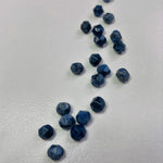 Perles en quartz dumortiérite naturel, taillées à facettes - (10 pces)