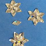 Cabochon Swarovki plat Rhombus, Losange,  Crystal (1pieces)