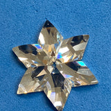 Cabochon Swarovki plat Rhombus, Losange,  Crystal (1pieces)