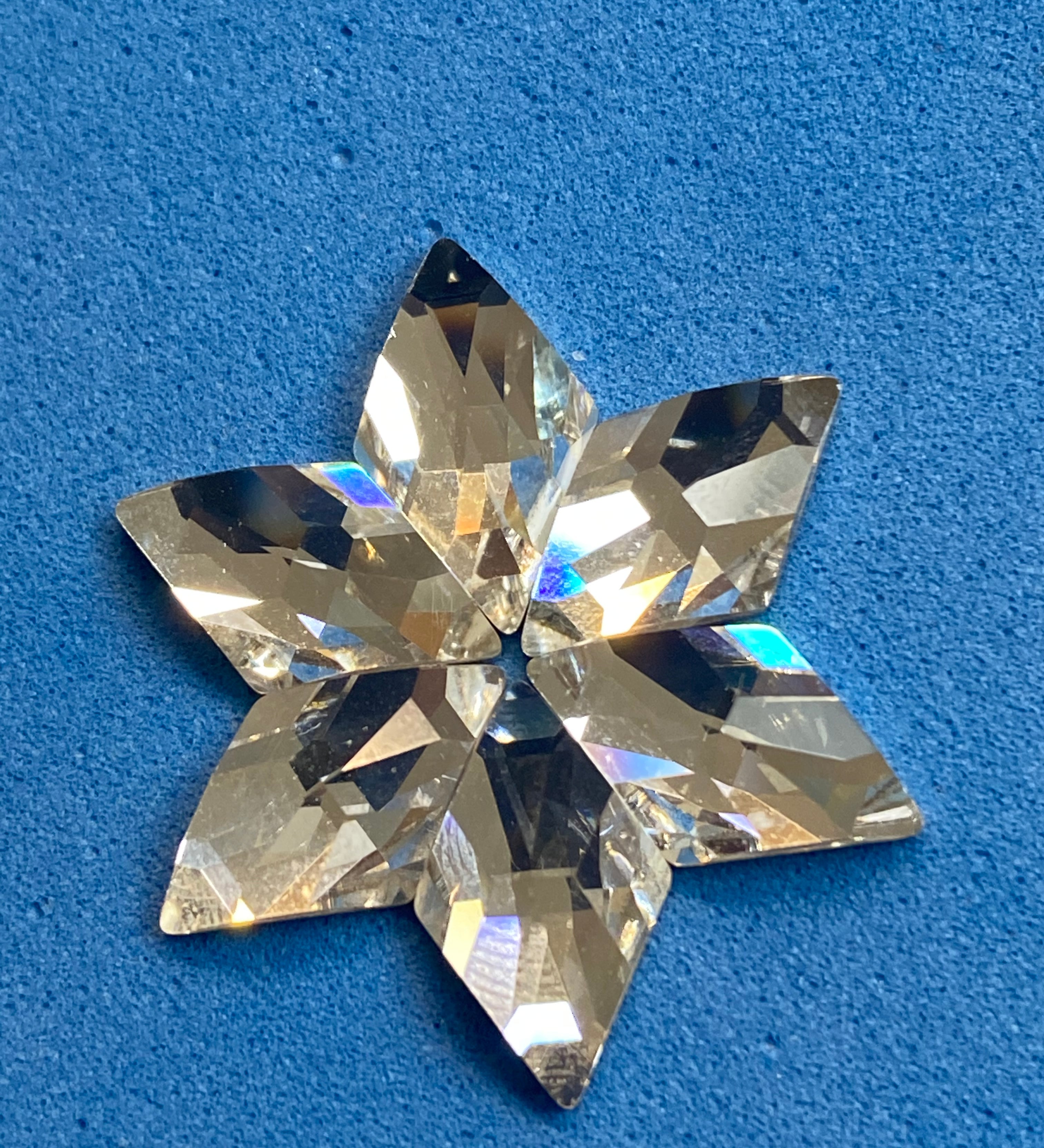 Cabochon Swarovki plat Rhombus, Losange,  Crystal (1pieces)