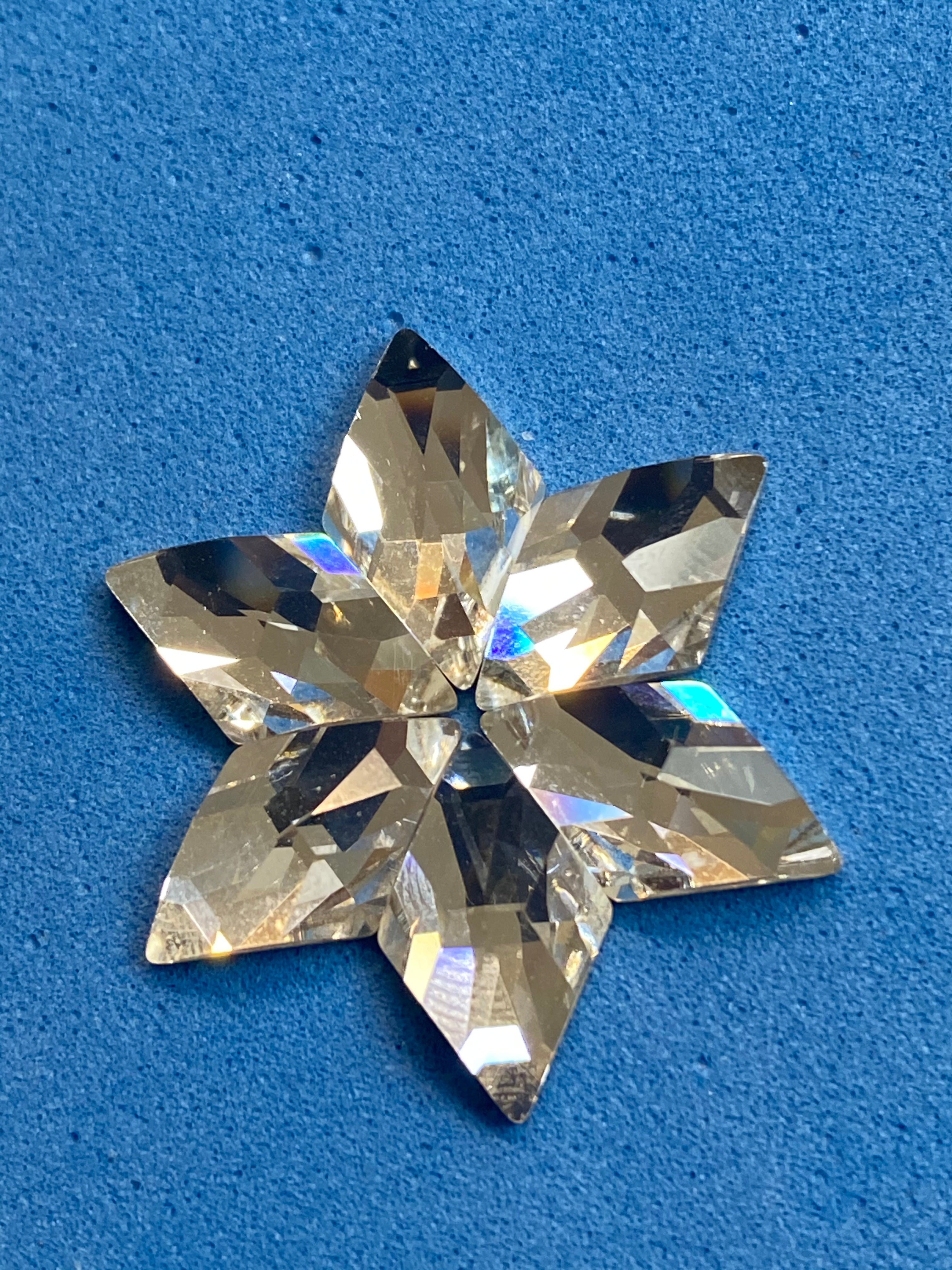 Cabochon Swarovki plat Rhombus, Losange,  Crystal (1pieces)