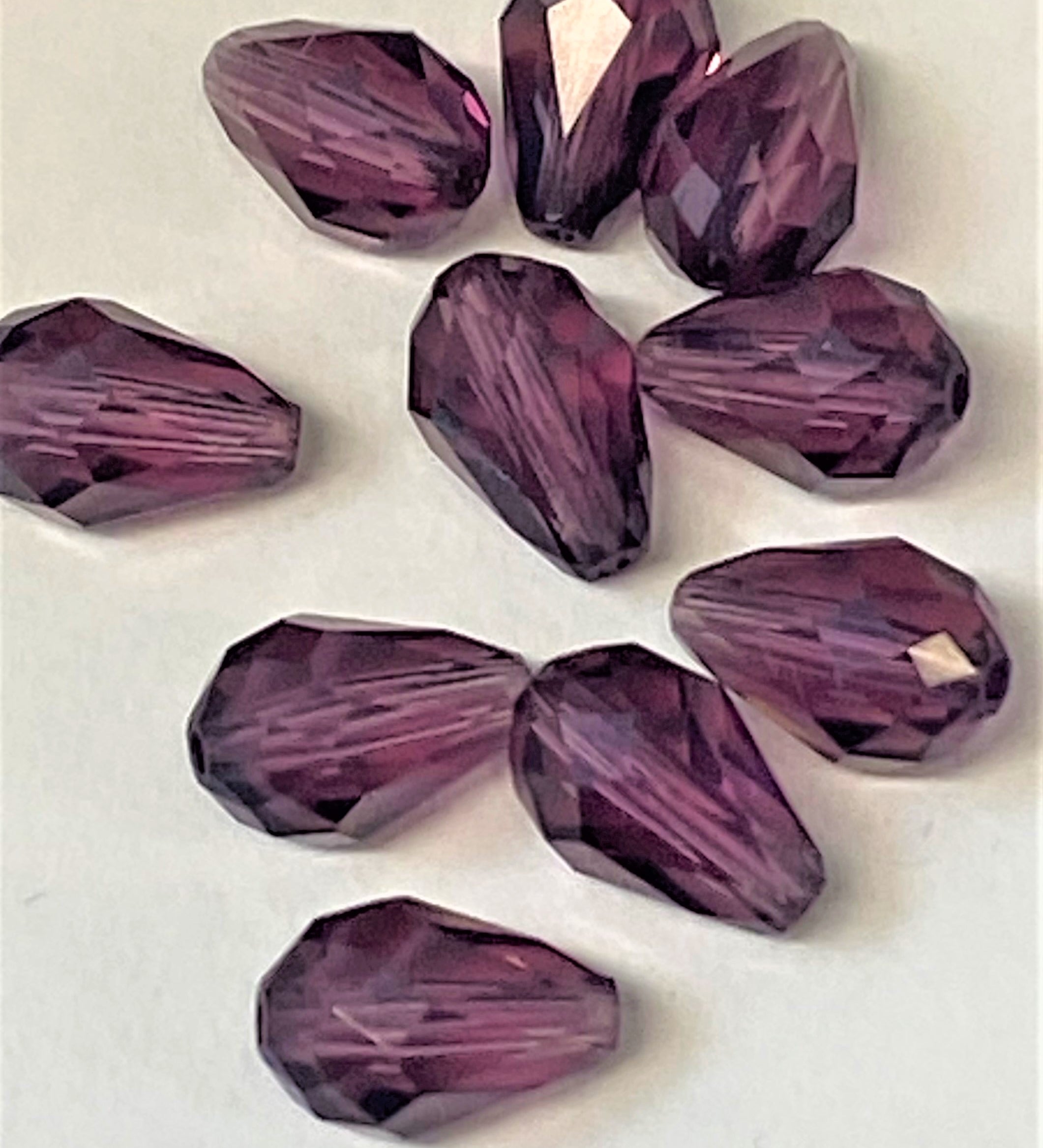  Larme Swaro 9x6mm, Amethyst (5pces)