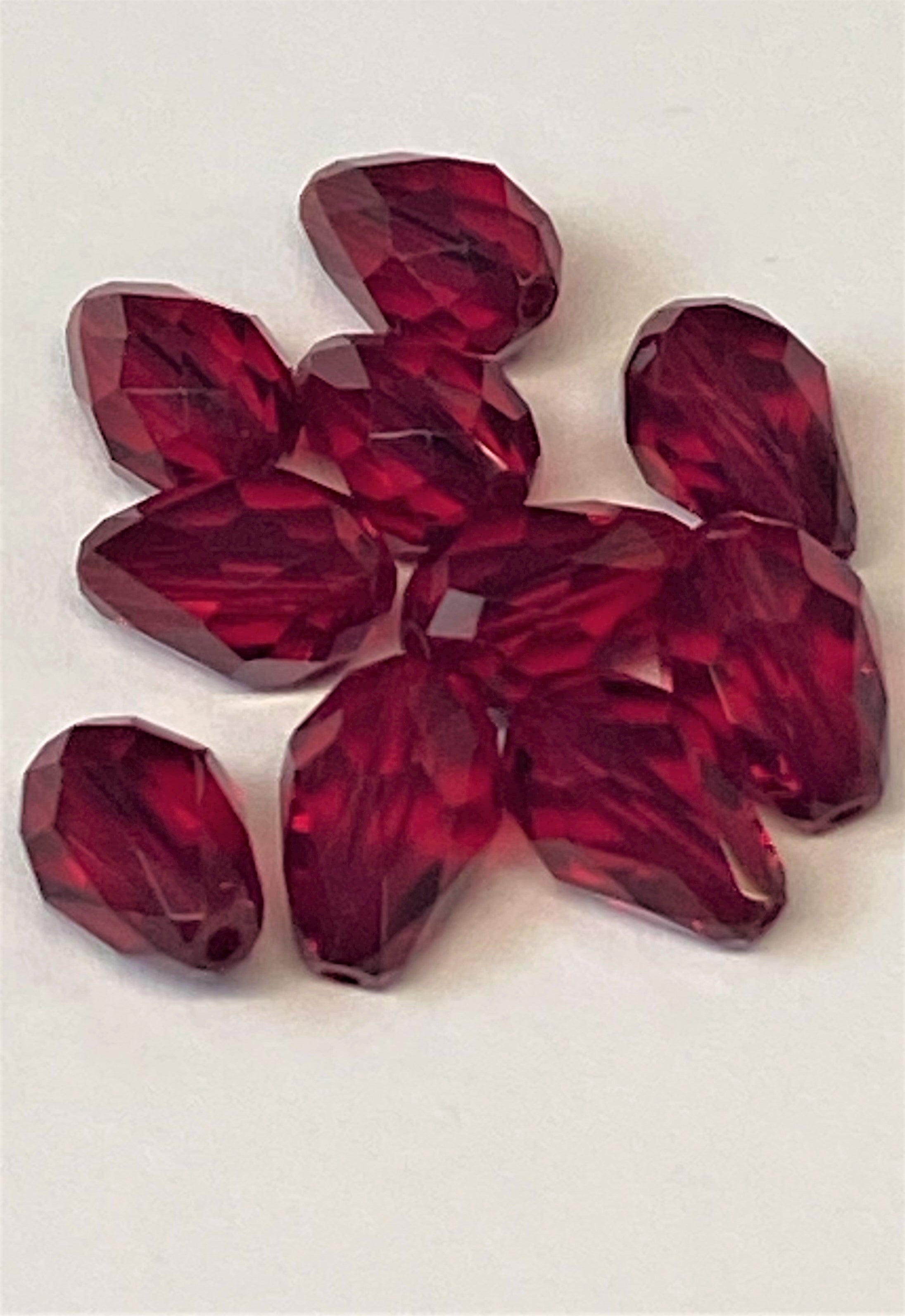  Larme Swaro 9x6mm, Siam (5pces)