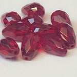  Larme Swaro 9x6mm, Siam (5pces)