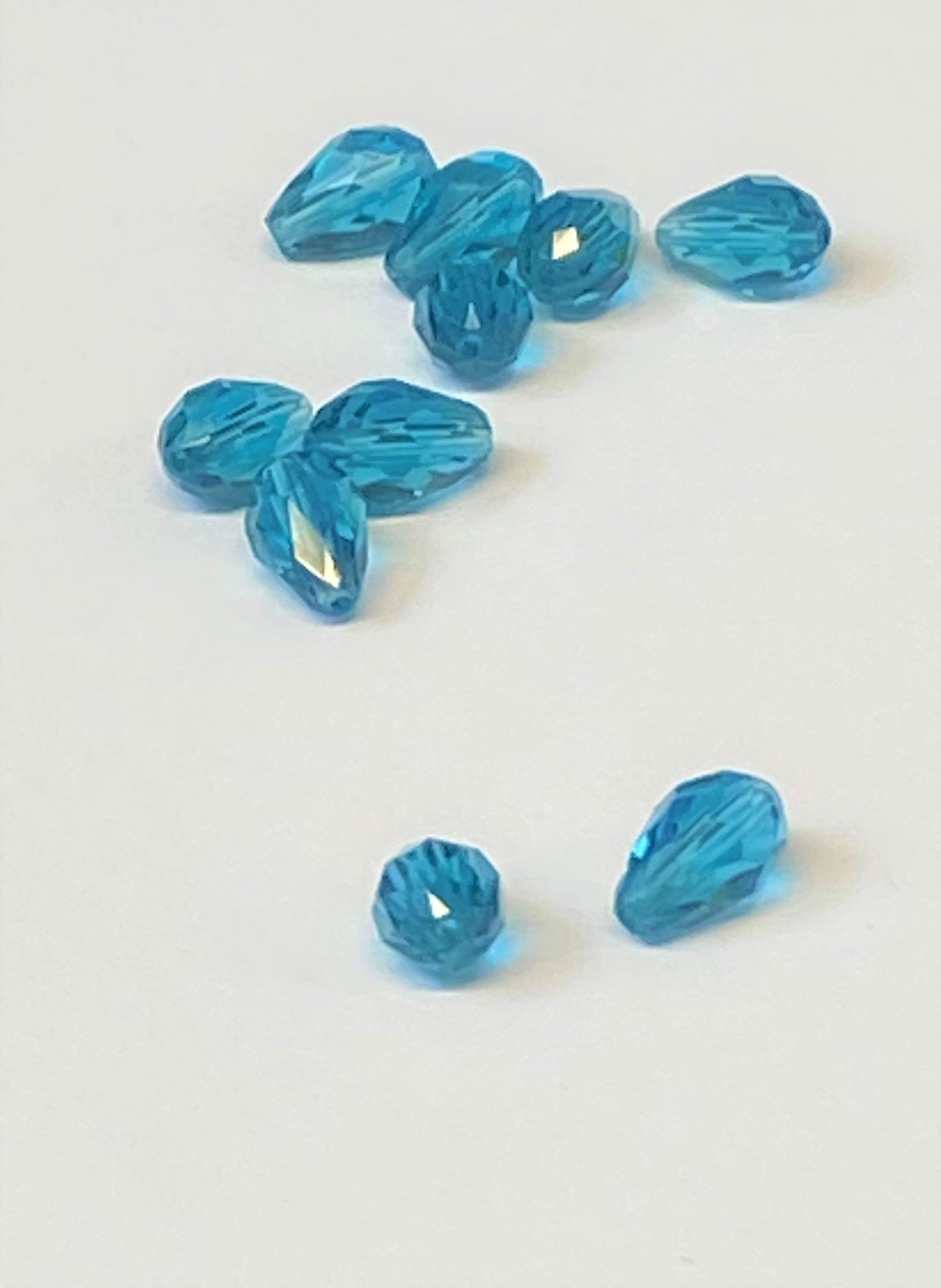 Larme Swaro 9x6mm, Indicolite (5pces)