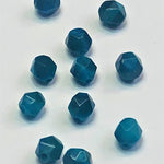 Perles d'œil de tigre naturel, taillées à facettes - (10 pces)