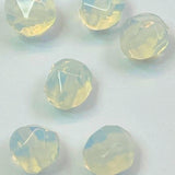 Perles d'opalite, taillées à facettes - (10 pces)